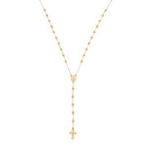 Colar Terço Completo Nossa Senhora Das Graças Ouro 18K (750)
