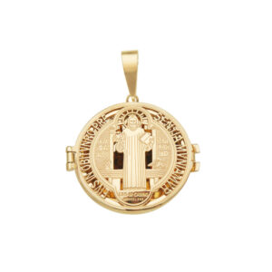 Pingente Relicário São Bento Ouro 18K (750)