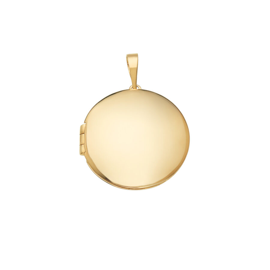Pingente Relicário Redondo Ouro 18K (750)