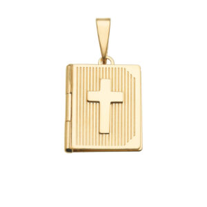 Pingente Relicário Bíblia Ouro 18K (750)