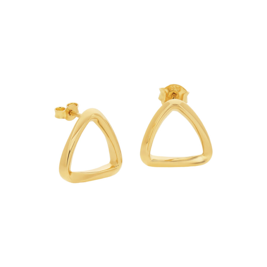 Brincos Triangulo Ouro 18K (750)