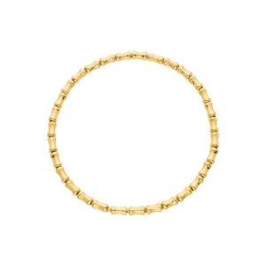 Pulseira Elástica Elo Bambu Ouro 18K (750)
