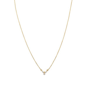 Colar Com Pingnete Espirito Santo Ouro 18K
