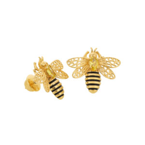Brincos Abelha Ouro 18K (750)