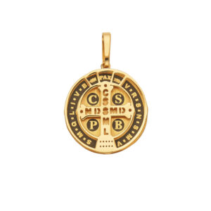Pingente Medalha São Bento Ouro 18K (750)