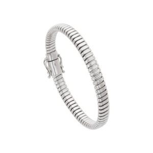 Bracelete Doux Maleável Ouro Branco 18K