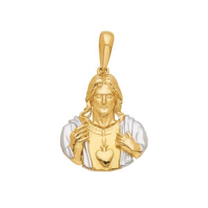 Pingente Sagrado Coração de Jesus Ouro 18K
