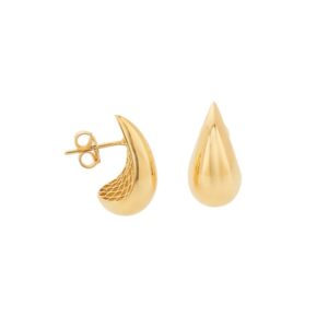 Brincos Gota Ouro 18K  15 mm
