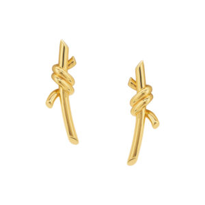 Brincos Nó Ear Cuff Ouro 18K