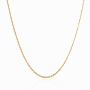 Corrente Bismark Ouro 18K  2 mm