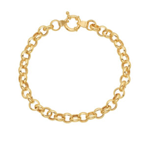 Pulseira Elo Português Ouro 18K 6.35